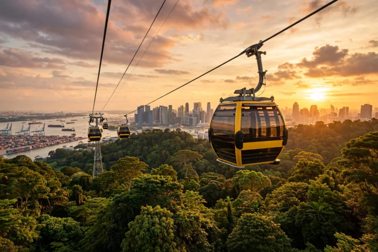 Arbora restaurant Mount Faber Peak sunset view