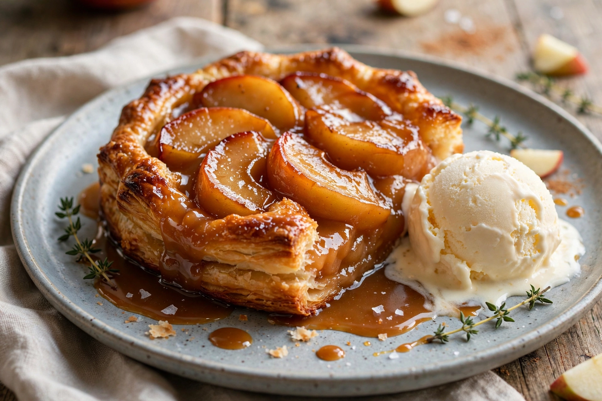 Chip Bee Bistro apple tarte tatin