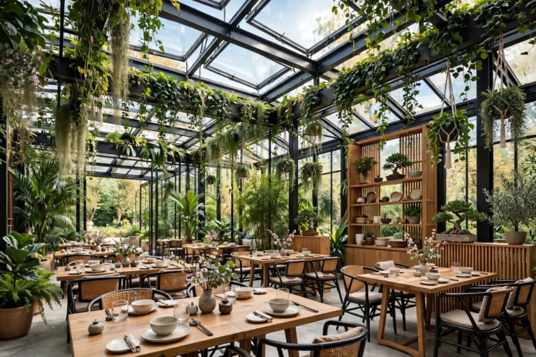 Eden Restaurant glasshouse Pullman Orchard