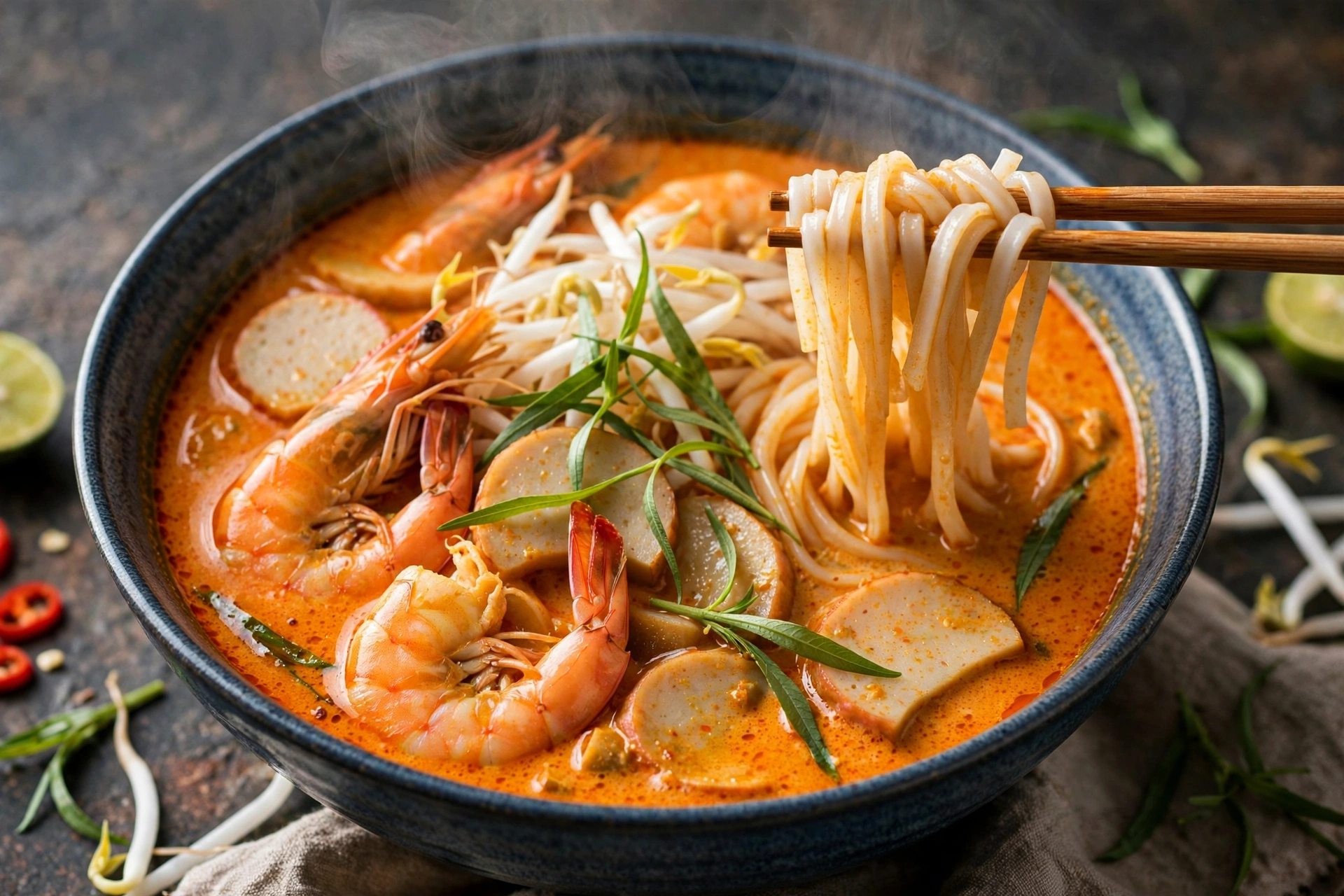 Ginger Restaurant Laksa Station Ginger restaurant laksa live station