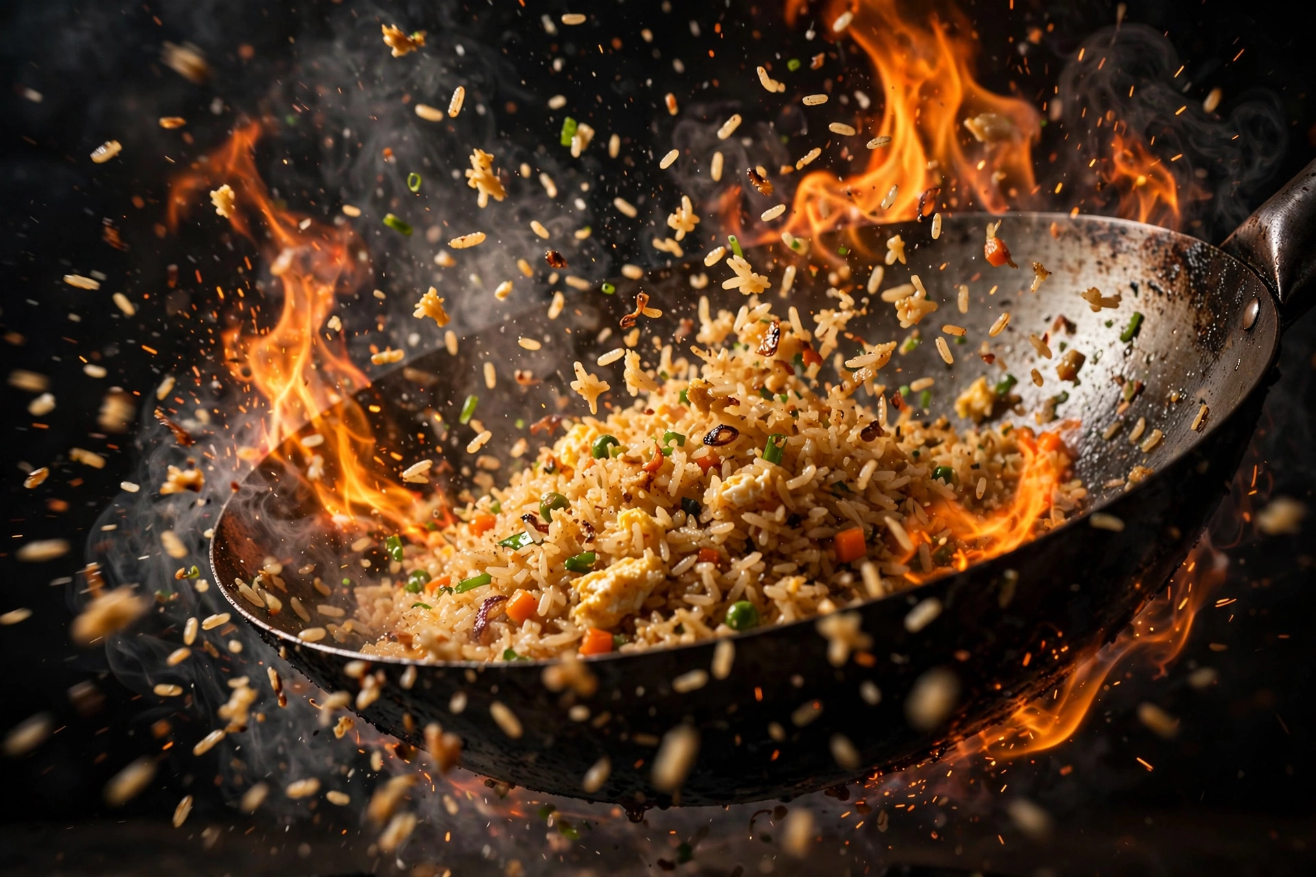 King of Fried Rice Wok Hei King of Fried Rice wok hei cooking