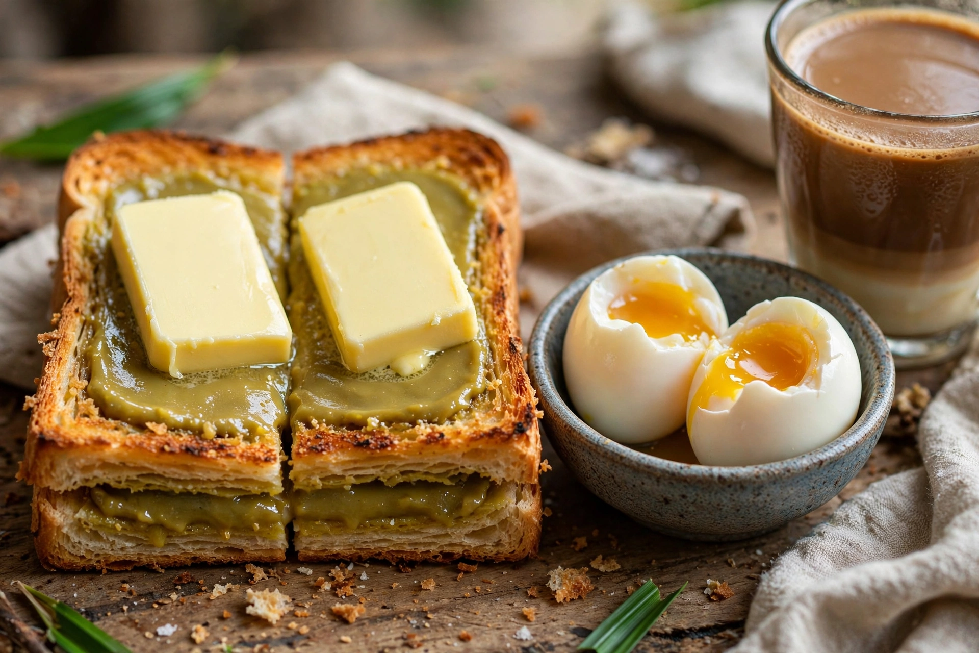 Oriental Kopi Kaya Toast Singapore Oriental Kopi double butter kaya toast Singapore