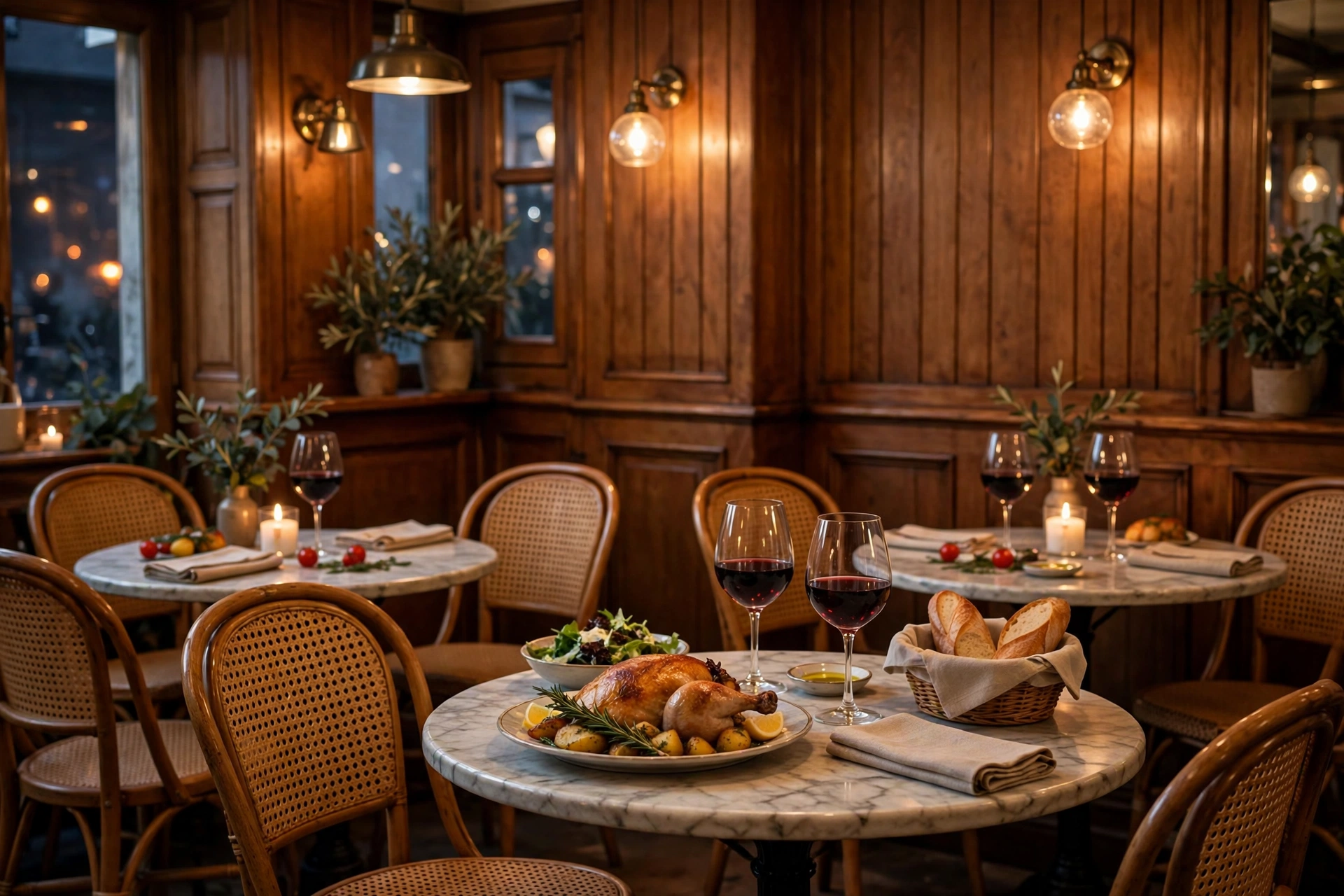 The Plump Frenchman brasserie interior